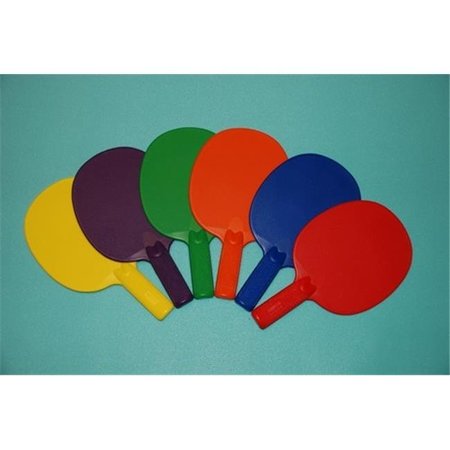 EVERRICH INDUSTRIES Everrich EVT-0001 Plastic Ping Pong Paddle- Set of 6 Colors EVT-0001